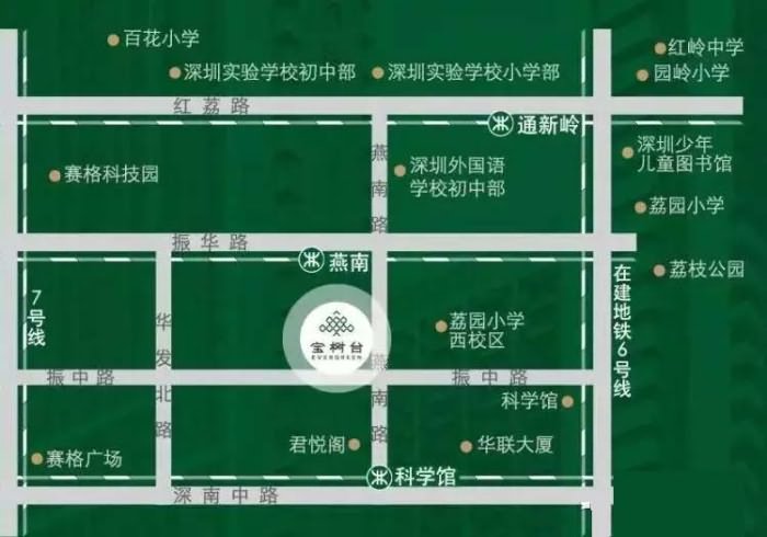 宝树台交通图